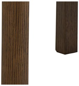 Béžový/tmavohnedý okrúhly konferenčný stolík s keramickou doskou ø 90 cm Southampton – Actona