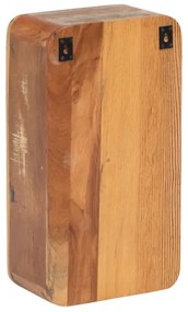 furniture-nabytek.cz - Masívna kúpeľňová nástenná skrinka Calcutta z recyklovaného dreva, lakovaná, viacfarebná – 35×20×65 cm