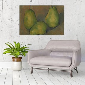Obraz - Paul Cézanne, Three Pears, reprodukcia (90x60 cm)