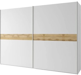 Skriňa Gamma 300 cm dub wotan/biela