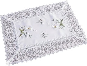 Čipkovaný obrus Jarné kvety 35 × 50 cm