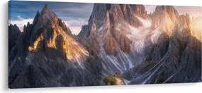 Obraz - Horská panoráma (120x50 cm)