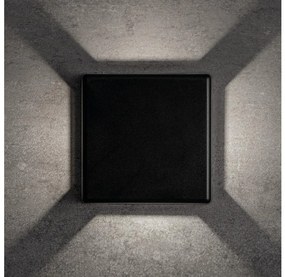 Kanlux 39182 - LED vonkajšie nástenné svietidlo REFAZI LED/6W/230V IP54 čierne