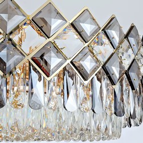 Toolight Toolight, stropné svietidlo 8xE14 APP1539-12CP80, zlatá lesklá, OSW-05170