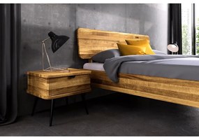Nočný stolík z dubového dreva v prírodnej farbe Kula - The Beds
