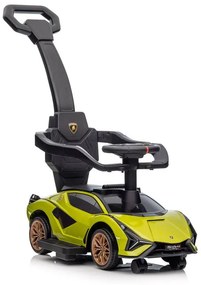 Lean Toys Detské odrážadlo Lamborghini QLS-996T s rúčkou - zelené