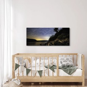 Obraz - obloha pri západe slnka (120x50 cm)