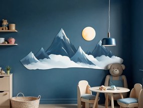 drevko |  Dekorácia na stenu Slniečko nad horami  36 x 89 cm
