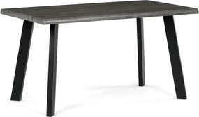 Jedálenský stôl 80x140 cm HT-F4514 GREY sivý dub