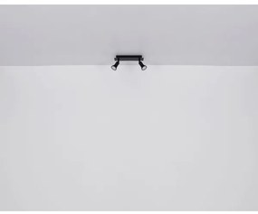 Globo 57998-2 - Bodové svietidlo DREW 2xGU10/35W/230V čierna