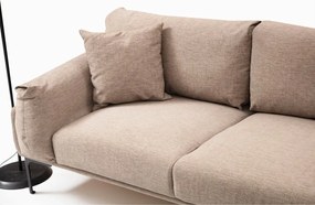 Béžová rohová pohovka Artie Leo, pravý roh