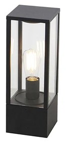 Priemyselná stojaca lampa čierna 40 cm IP44 - Charlois