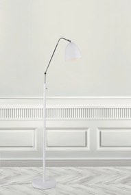 NORDLUX Moderná stojacia lampa do obývačky ALEXANDER, 1xE27, 15W, biela