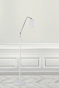 NORDLUX Moderná stojacia lampa do obývačky ALEXANDER, 1xE27, 15W, biela