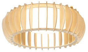 Škandinávske stropné svietidlo béžové 40 cm vrátane LED - Monte