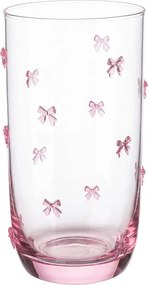 Pohár na vodu s motívom mašličiek - Ø 7*15 cm / 350 ml