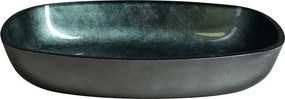 Sklenené umývadlo v petrolejovej farbe 54x39,5 cm Kvaore – Sapho