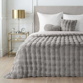 PREHOZ NA POSTEĽ LILY 200X220 CM STRIEBORNÁ