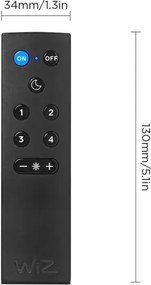 SADA 2x LED RGBW stmievateľné žiarovky A60 E27/9W/230V 2200-6500K Wi-Fi + diaľkový ovládač - WiZ