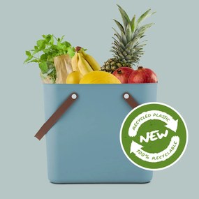 Nákupná taška, kabelka, plastová MULTIBAG, svetlomodrá, 40l