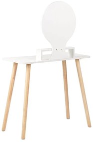 Toaletný stolík Toula (biela). Vlastná spoľahlivá doprava až k Vám domov. 1079839