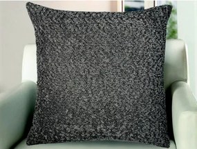 Dekoračný vankúš Bouclé 45x45 cm, šedá%