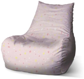 Sablio Sedací vak Bean Hviezdy a bodky - 100 x 90 x 45 cm