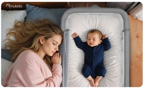 Bočná postieľka pre novorodencov s nastavením výšky Nukido NK-243