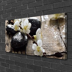 Obraz Canvas Kvety kamene zen 140x70 cm