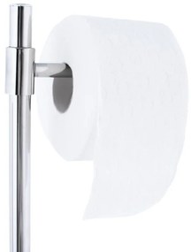 Erga Sisu, držiak na toaletný papier so zásobníkom a WC kefou 3v1, chrómová, ERG-YKA-P.SISU-CHR