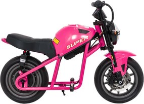 Elektrická motorka SUPERMOTO ružová