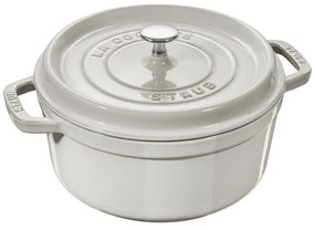 Staub Hrniec STAUB okrúhly 24 cm biely hľuzovka 3,8l