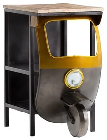 furniture-nabytek.cz - Masívny konzolový stôl TukTuk z mangového dreva, lakovaný, čierny