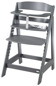 roba Detská drevená vysoká jedálenská stolička Sit Up (antracitová) (100306933)