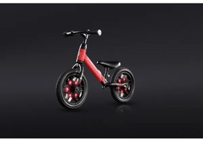 QPlay - Odrážadlo s LED svetlami na kolesách SPARK červená