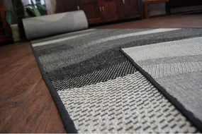 Behúň FLOORLUX SIZAL 20212 čierny/strieborný