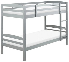 Poschodová posteľ 90 cm Reggeton (sivá) (s roštom). Vlastná spoľahlivá doprava až k Vám domov. 1075540