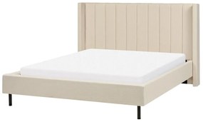 Manželská posteľ 160 cm Vue (béžové buklé) (s roštom). Vlastná spoľahlivá doprava až k Vám domov. 1076453