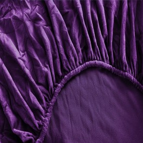 Plachta mikroplyš SOFT 90x200 cm tmavo fialové