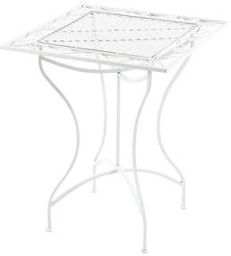 Kovový stôl GS19599 - Biela