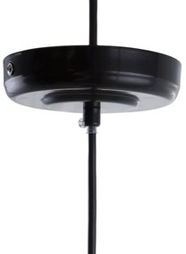 Čierna stropná lampa MAVONE Beliani