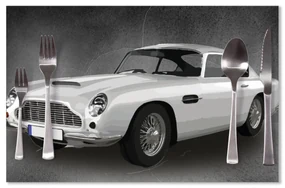 Sablio Prestieranie Aston Martin Tmavé pozadie: 40x30cm