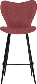 Barová stolička červená AUB-1068 RED2