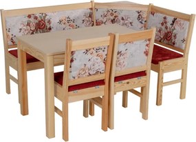 Jedálenský komplet Kvety, vzor kvety