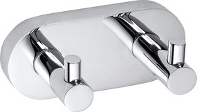 Bemeta Design OMEGA: Vešiak, s 2 háčikmi - 104405202