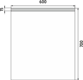 Nimco LED zrkadlo 600x700 - ZP 8002