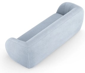 Svetlomodrá pohovka z textílie buklé 230 cm Essen – Cosmopolitan Design