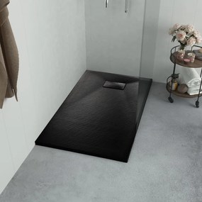 Sprchová vanička, SMC, čierna 80x80 cm 144776