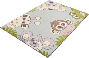 Detský koberec Funky Top Tig mätový