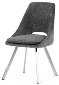 Autronic BONTEC Jedálenská stolička, béžová, látka bouclé, DCL-W1174 CRM2 Farba: Šedá
